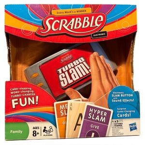 NIB Hasbro Scrabble Turbo Slam Electronic Game